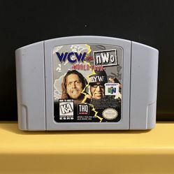 WCW vs. NWO World Tour Nintendo 64 video game system n64 console Authentic Versus vs