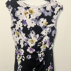 Black And White Dress Floral 