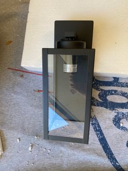 Modern Black Outdoor Wall Latern