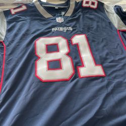 NEW  Navy Blue NFL Patriots Jersey Men