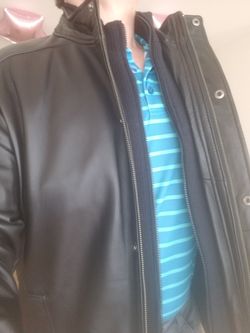 Brand New! Johnson & Murphy Lambskin Genuine Leather Jacket