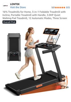 Treadmill foldable with incline new never used still factory sealed
