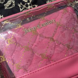 2 juicy couture makeup bags