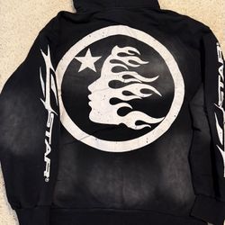 Hellstar Black Zip-up Hoodie 
