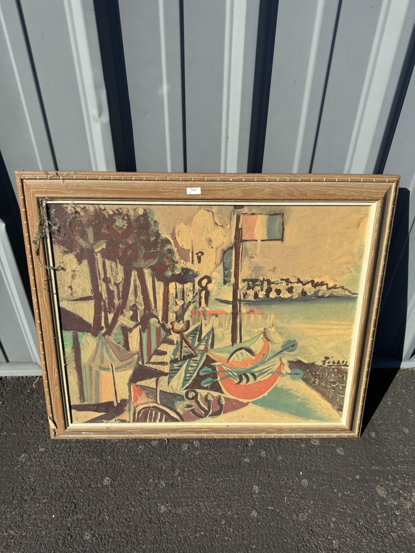 Pablo Picasso art Framed by Illinois Moulding Co., Taking offers