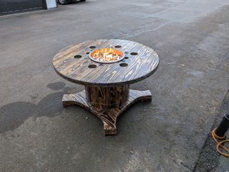 Custom Handcrafted fire pit table $OBO$