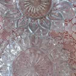 Set Of Petal Glass Bowls