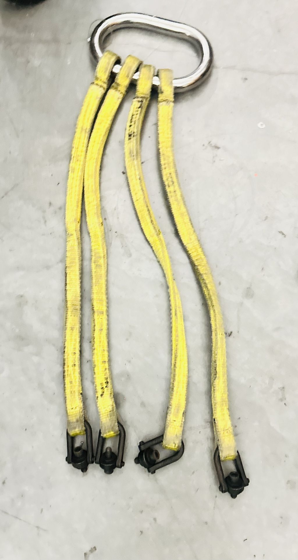 4 Hoist Lift swivel rings with straps