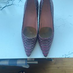 Snakeskin Pumps By Reed Evins Size 8B