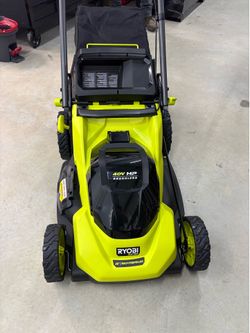NEW Shop RYOBI 40V HP Brushless 20 in. Cordless Electric Battery Walk Behind Self-Propelled Lawn Mower with 6.0 Ah Battery and Charger