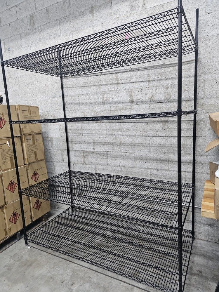 Metal Shelving 3 Rows