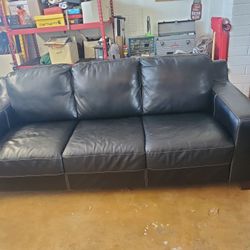 Leather  Couch 