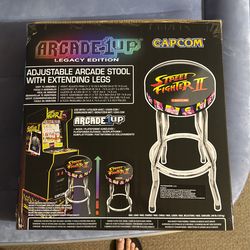 Arcade One Up Legacy Edition Street Fighter Two Adjustable Stool