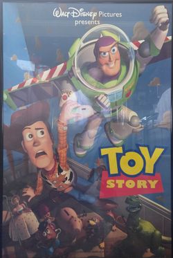 Toy Story Movie Poster (framed 40"x27")