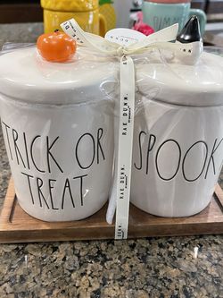 Rae Dunn Small Halloween Canisters
