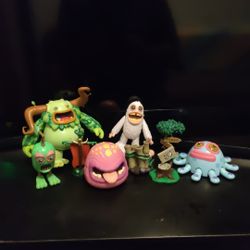 lot of 5 Singing Monsters and 4 acces