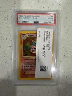 1999 Pokemon Game Charizard - HOLO