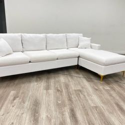 AMBER WHITE Sectional Sofa Set