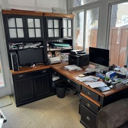 Office Furniture (Desk And Hutch)