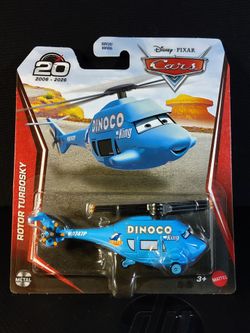 Disney Pixar Cars Rotor Turbosky Dinoco Chopper