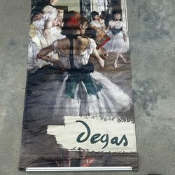 🎨 Rare Degas Street Banner – de Young Museum, 2010 “Birth of Impressionism” Exhibit