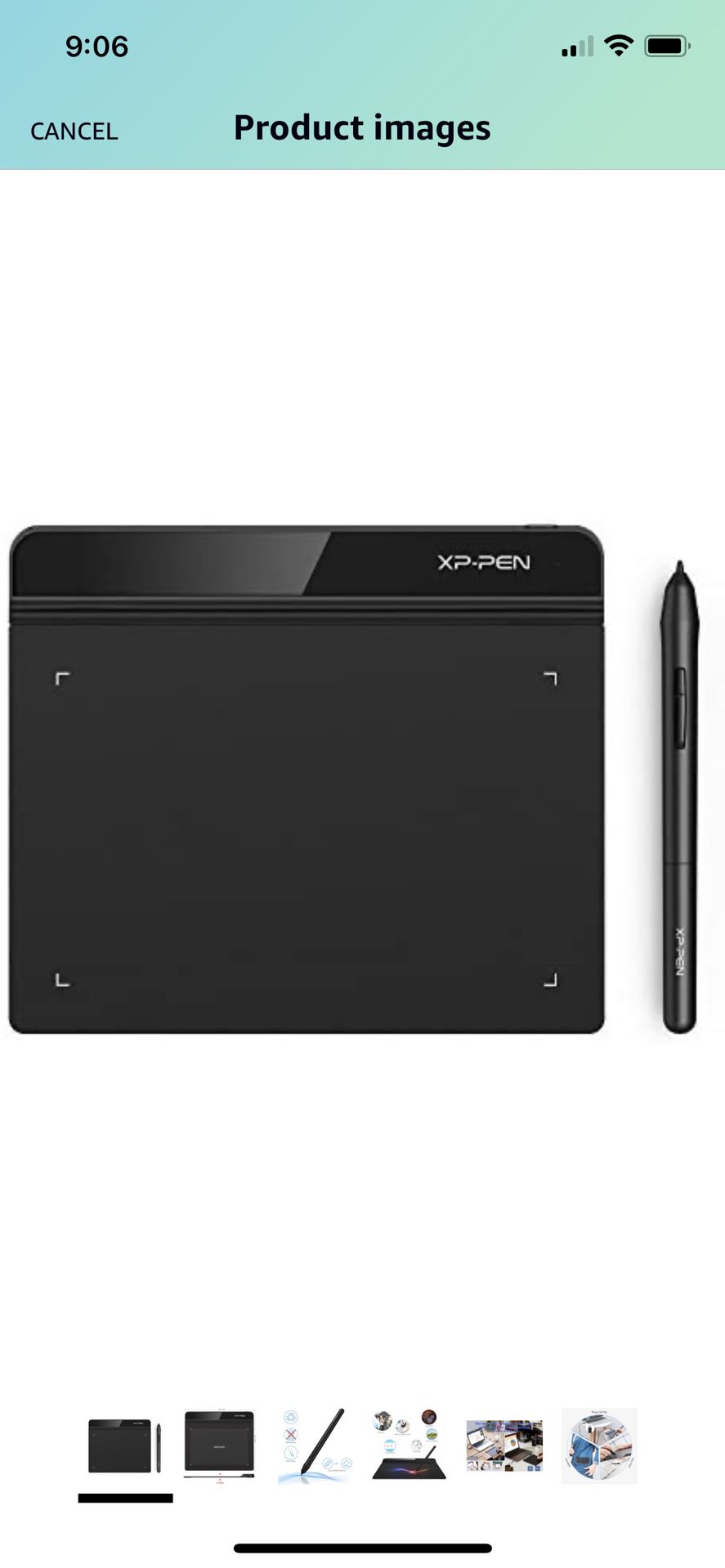 Drawing XPPen StarG640