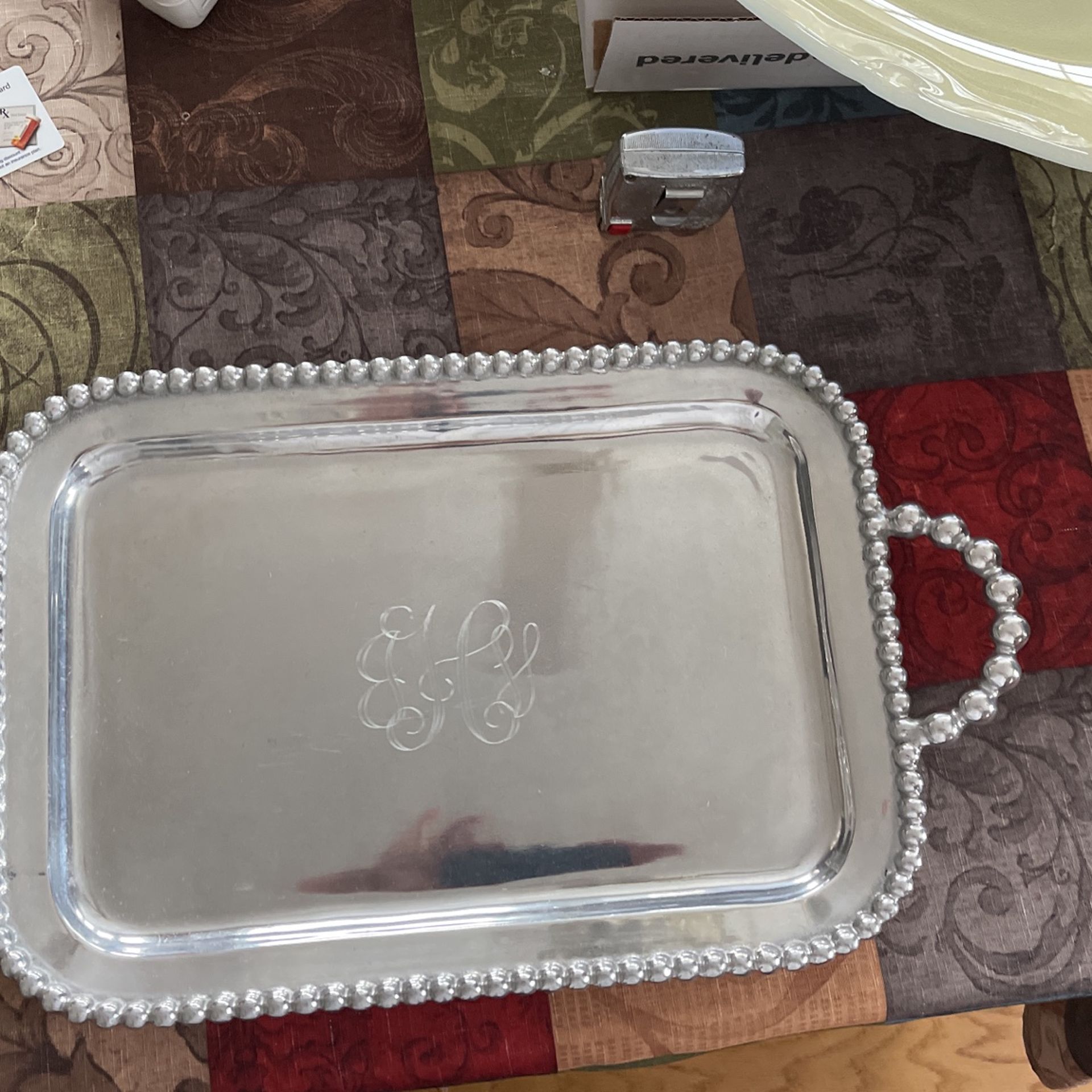 Mariposa Pearl Design Platter