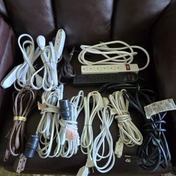 Lot Of Extension Cords Power Strips Other