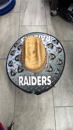 Raiders straw hat