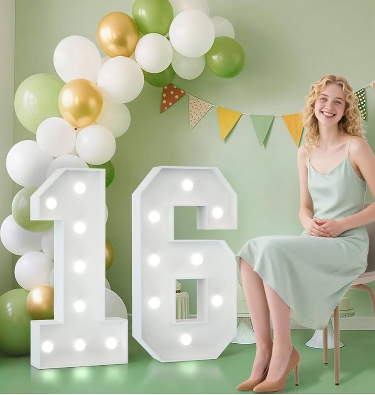 2.3FT Number 16 Marquee Number