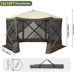 New in box!!12x12 pop up tent