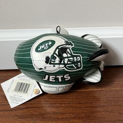 1998 Good Stuff New York Jets Themed Football Blimp Novelty Item  Or  Toy 6.5” x 4” x 4”