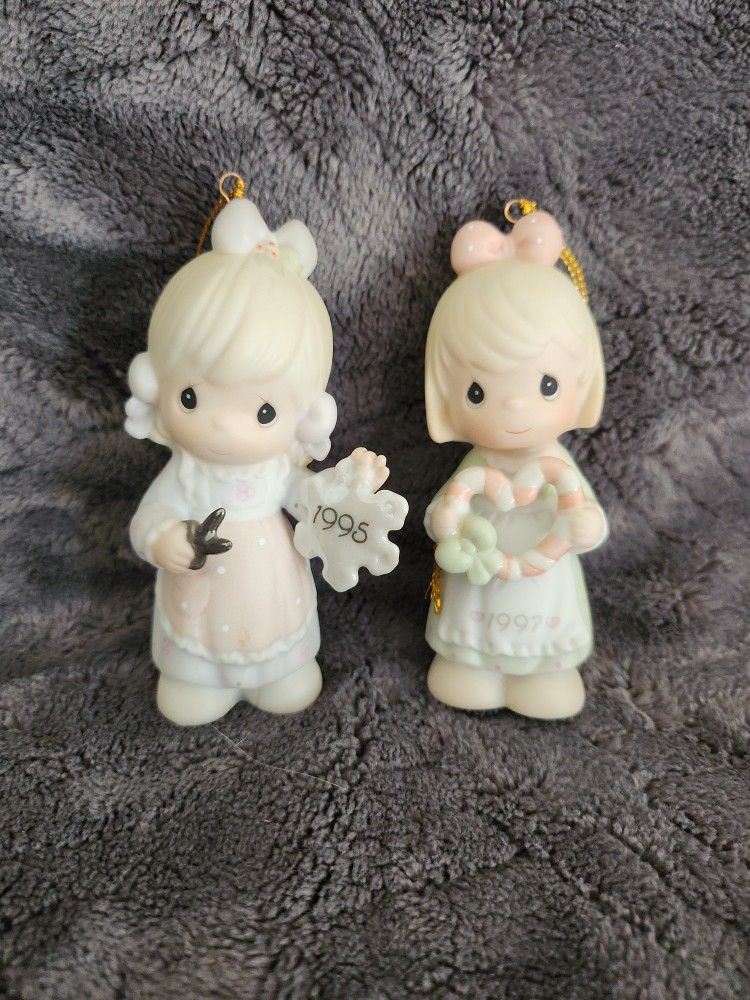Precious Moments Ornaments with Boxes