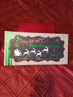 Christmas canvas wall hanging