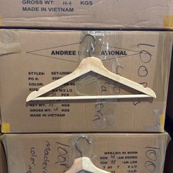 Wooden Hangers, Metal Hangers