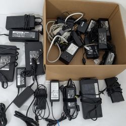 Many laptop power supplies adapters Lenovo dell HP apple Toshiba and others
