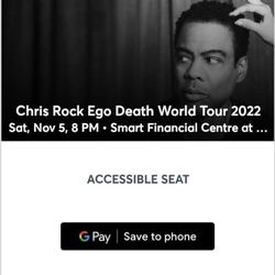 CHRIS ROCK TICKETS!!!