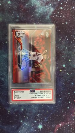 PSA 9 Jack Flaherty Rookie auto
