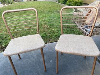 Metal chairs