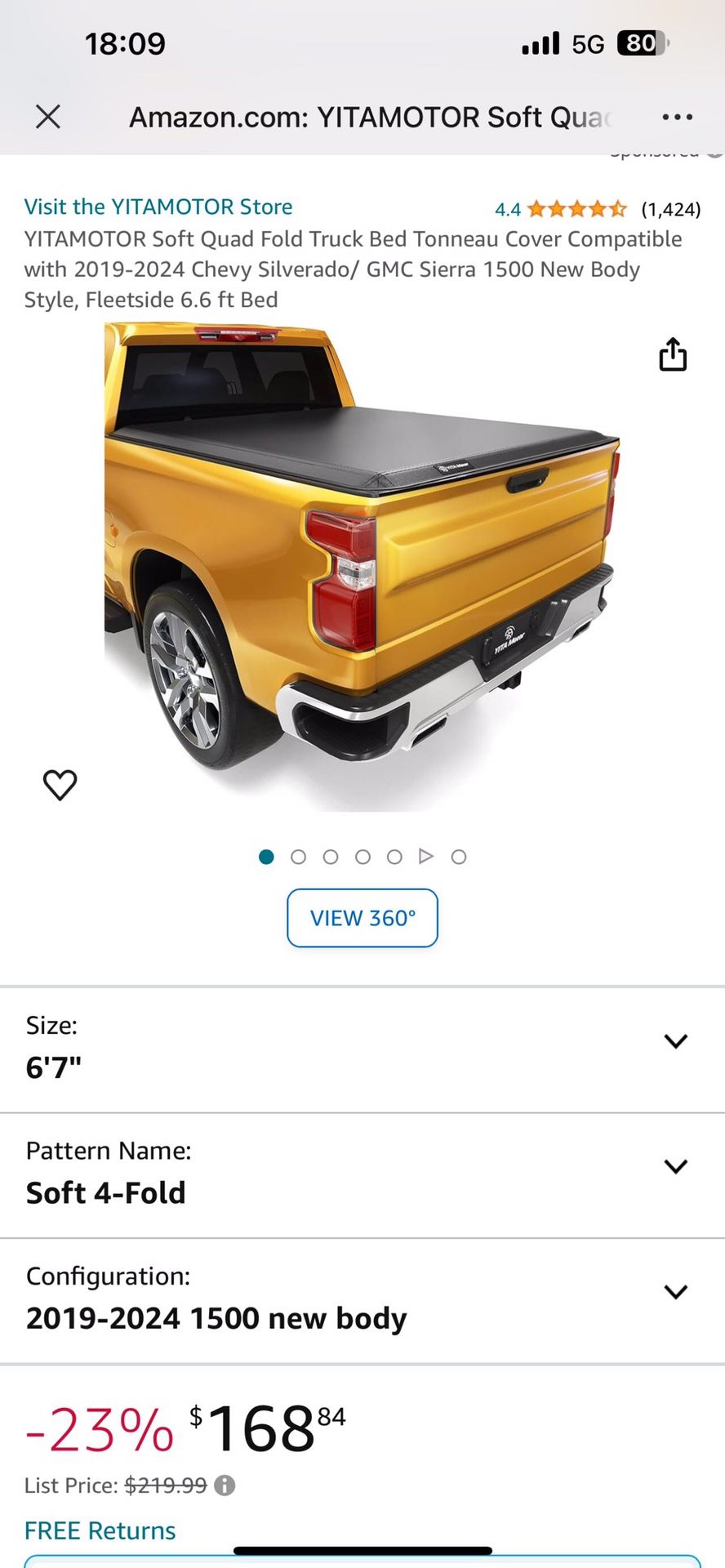 truck bed