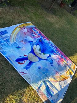Sonic Birthday Banner