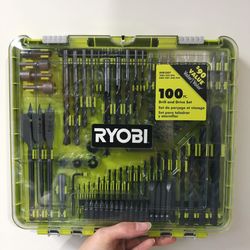 NEW Ryobi Drill Bit Set 100 Pc.