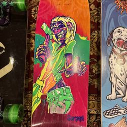 Skateboard Iron Maiden Killers Danny Sargent Rare Deck