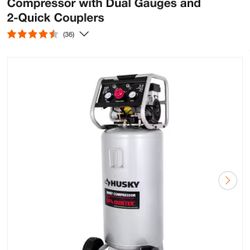 RIDGID 6 Gal. Electric Pancake Air Compressor and Pneumatic 18-Gauge 2-1/8 in. Brad Nailer