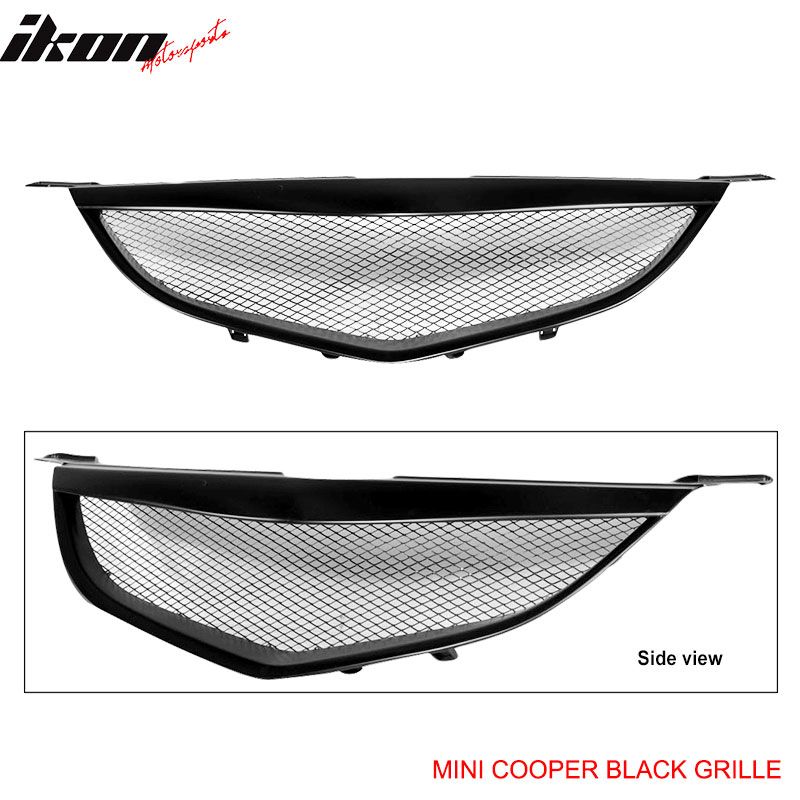 Fits 2004-2006 Mazda 3 Mazda3 4Dr ABS Unpainted Mesh Hood Grille
