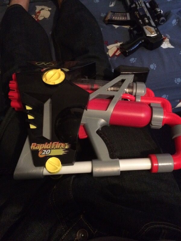 Rapid fire toy gun