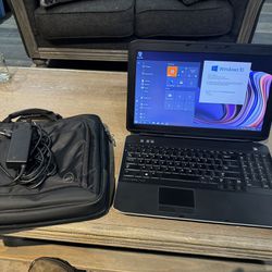 Dell Windows 10 Laptop And Bag