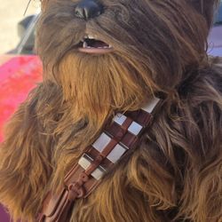 Star Wars Ultimate Co-pilot Chewie Interactive Plush Toy Review /electronic Pet With Sound/Sent by Hasbr