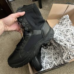 New Black combat Boots