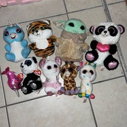 small Plush animals $5 Each 